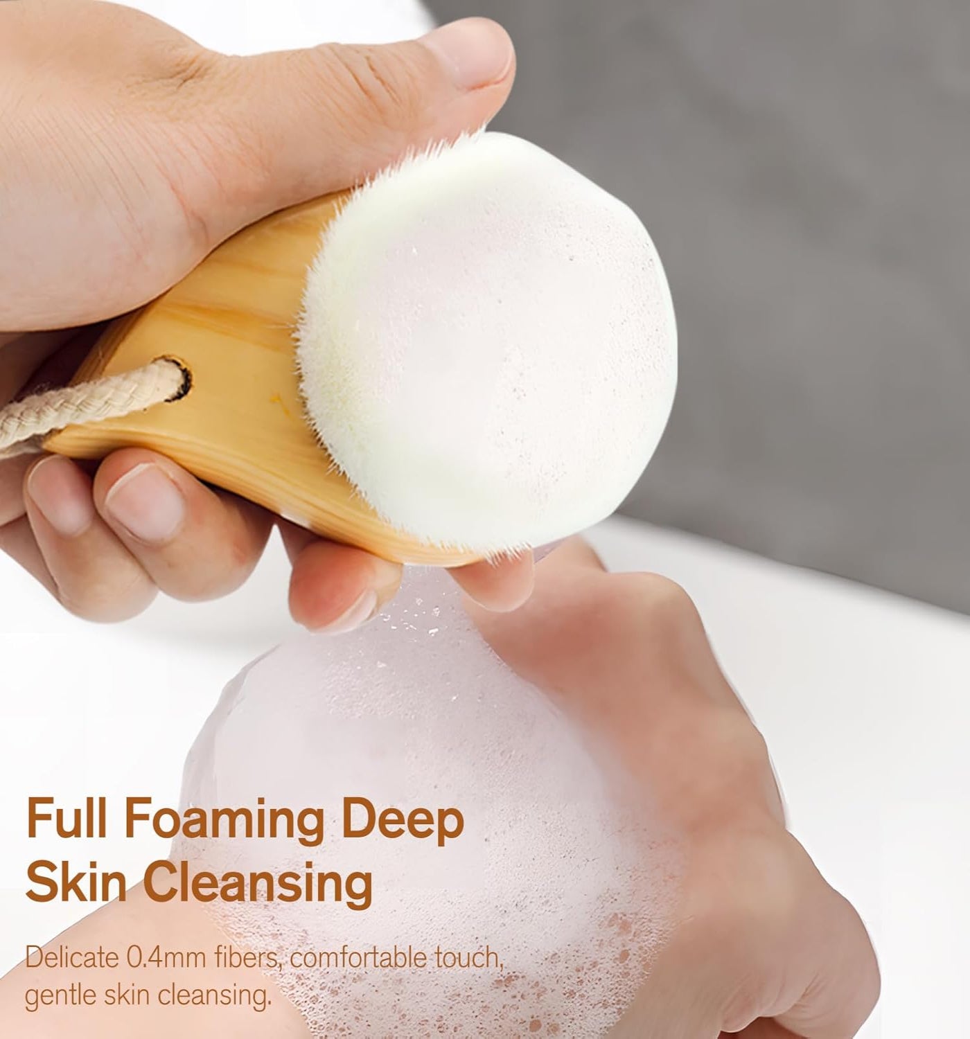 Noire Glow™ Deep Clean Facial Brush – Soft Bristles for Pore Purifying & Daily Skincare