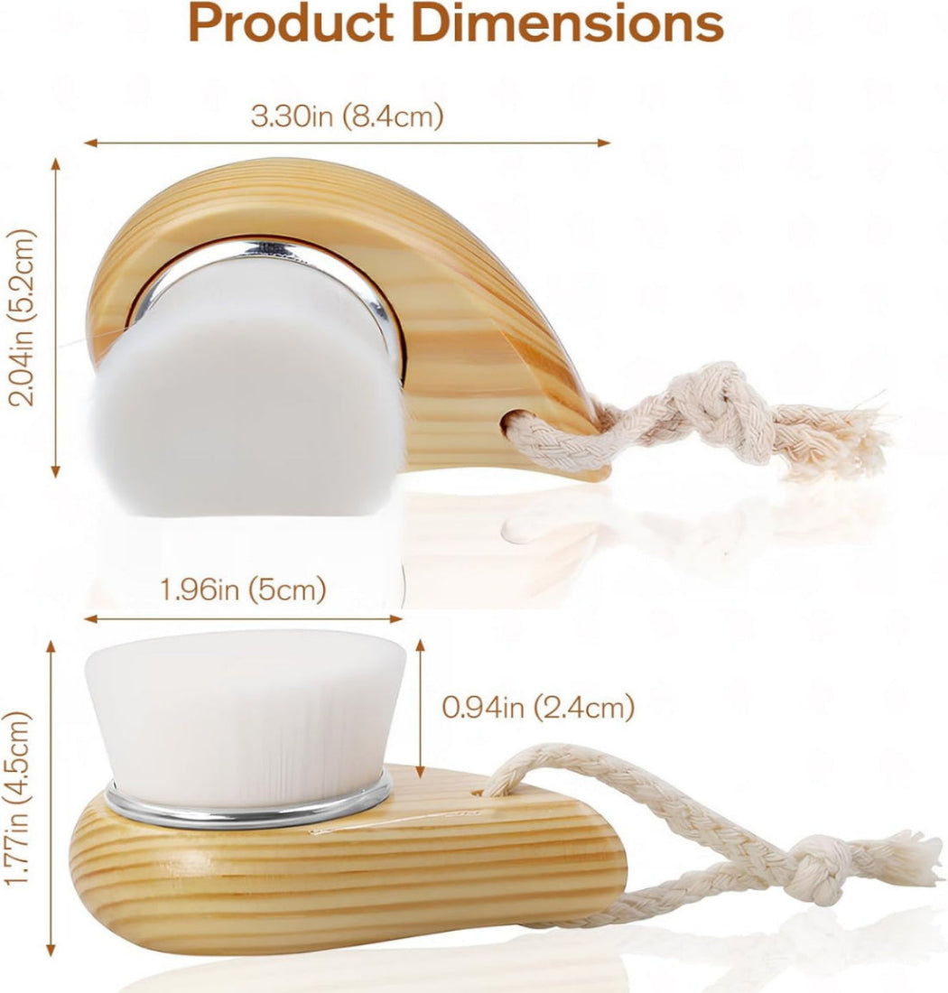 Noire Glow™ Deep Clean Facial Brush – Soft Bristles for Pore Purifying & Daily Skincare